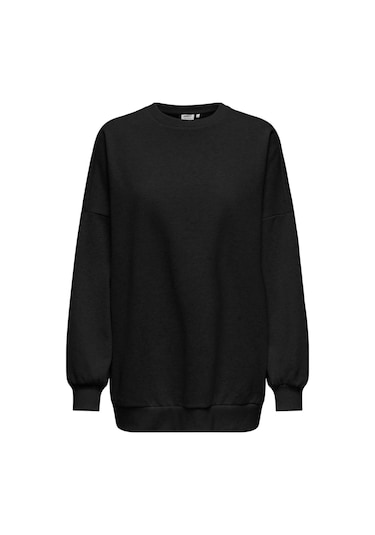 Only Onldaze L/s Oversıze O-neck Swt Kadın Siyah Sweatshirt - 15335172