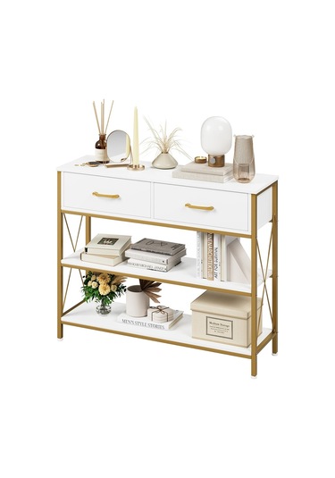 Jennifer Gold Metal Beyaz Dresuar Beyaz