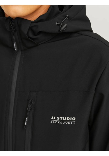 Jack&jones Jjtaylor Softshell Erkek Ceket 12259615 Siyah