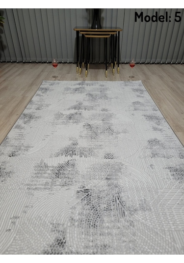 Arbese Premium Halı Yolluk Oturma Odası, Mutfak, Antre Ve Koridor Halısı Gri Arbs5bnyn