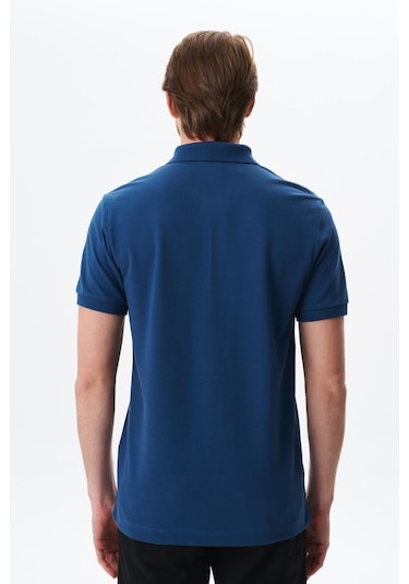 Arma Erkek Regular Fit Basic % 100 Pamuk Pike Polo Yaka Tişört Y29374355402 İndigo