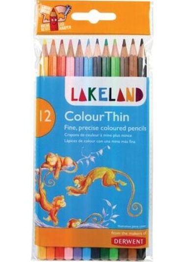 Derwent Lakeland Colourthin Kuru Boya 12 Renk 700077