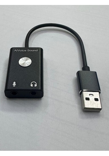 Aivoice Ses Kartı Kablolu Usb Ses Kartı Ses Çeviri İçin Usb Ses Kartı
