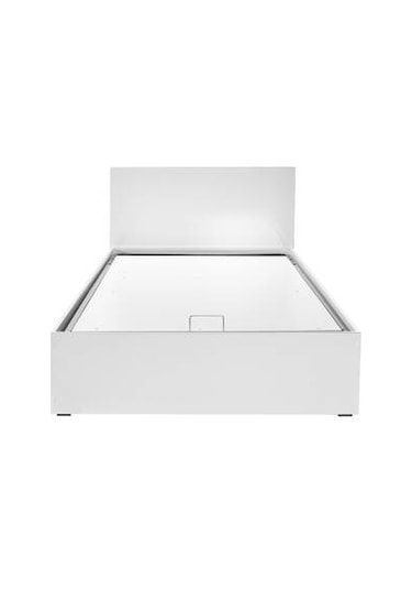 Tek Kişilik Bazalı Karyola-lake Beyaz 127x90x207 Cm Gxyxd
