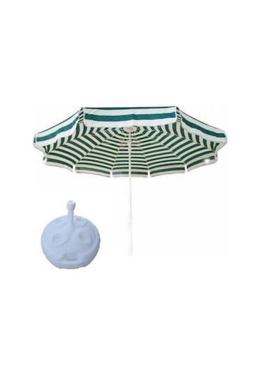 Sumedecor&Design Yüksek Kalite 10 Telli Eğilebilir 2 M Plaj Şemsiyesi + Bidon