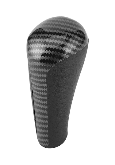 Reedark Peugeot 206 207 208 307 308 408 İçin Abs Plastik Karbon Desenli Kayar Vites Topu - Anti Kayma, Kolay Kurulum, Vintage Tarz