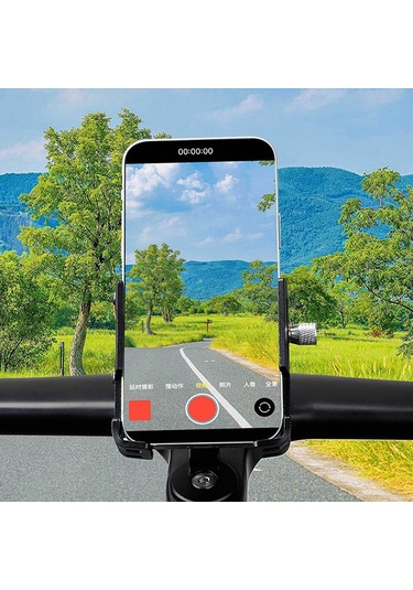 Gub Bisiklet Telefonu Montajı Alüminyum Alaşımlı Telefon G-96 Siyah