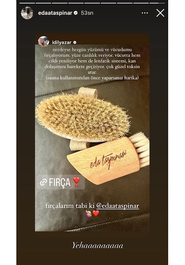 Eda Taşpınar Doğal At Kılı Fırçası