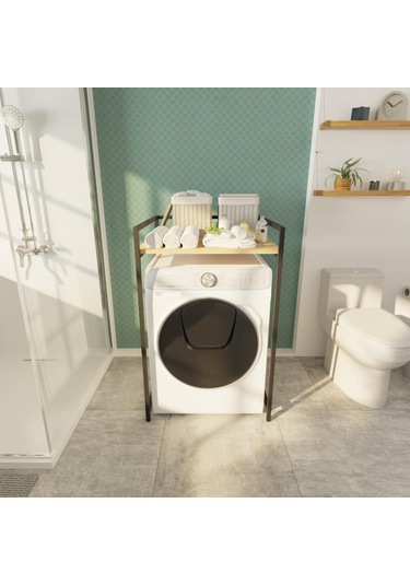 Adel Çamaşır Makinesi Dolabı Safirmeşe Safir Meşe