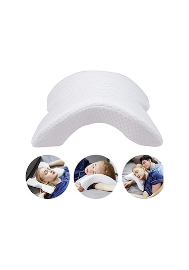 Visco Kavisli Yastık Ortopedik Kol ve Boyun Ağrısı için Birebir