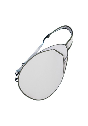 Suntek Tenis Çantası Taşınabilir Çok Beyaz-yeşil-kenarlar