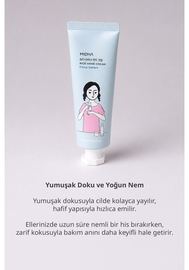 Midha Rice Hand Cream Citrus Garden