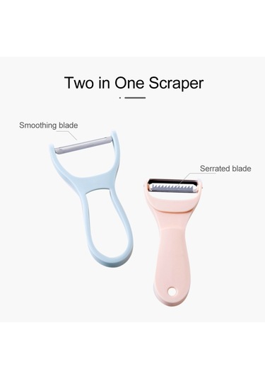 Meyve Sebze Soyucu Planer Patates Havuç Mutfak Aracı Bej , Boyut:meyve Sebze Soyucu Planer Bej Mavi