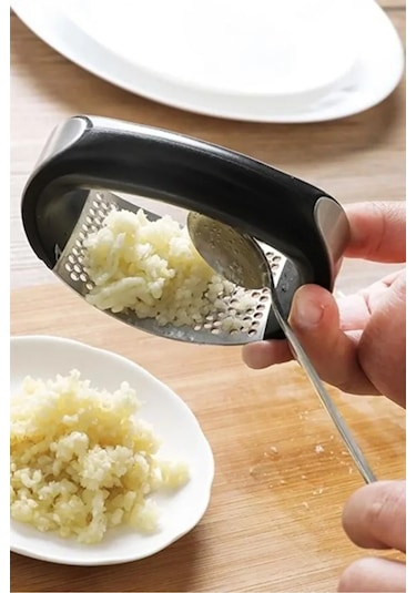 Yeni Sarımsak Ezici Paslanmaz Çelik Garlic Press Sarı
