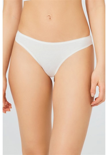 Cottonhill Pamuklu Basic Kadın Brezilya Külot 3'lü Paket - 4 Renkli4 Çok Renkli