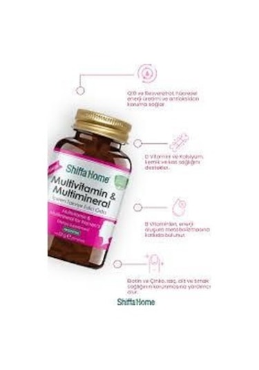 Shiffa Home Multivitamin Kadın 1760 Mg 30 Tablet