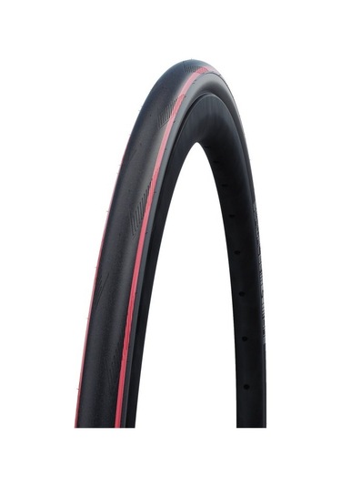 Schwalbe One Raceguard 700x25 Katlanır Dış Lastik Siyah/kırmızı Siyah