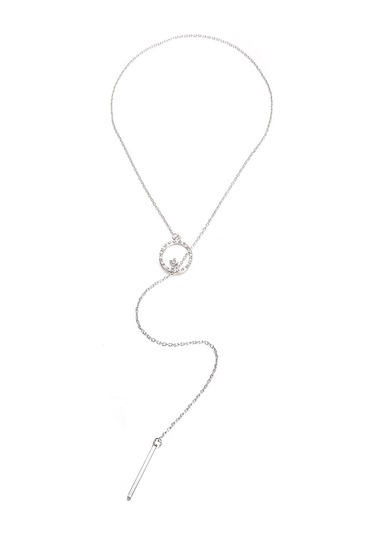 Çapraz Yuvarlak Metal Çubuk Alaşımlı Uzun Kazak Zincir Kolye Sku1130 Çok Renkli