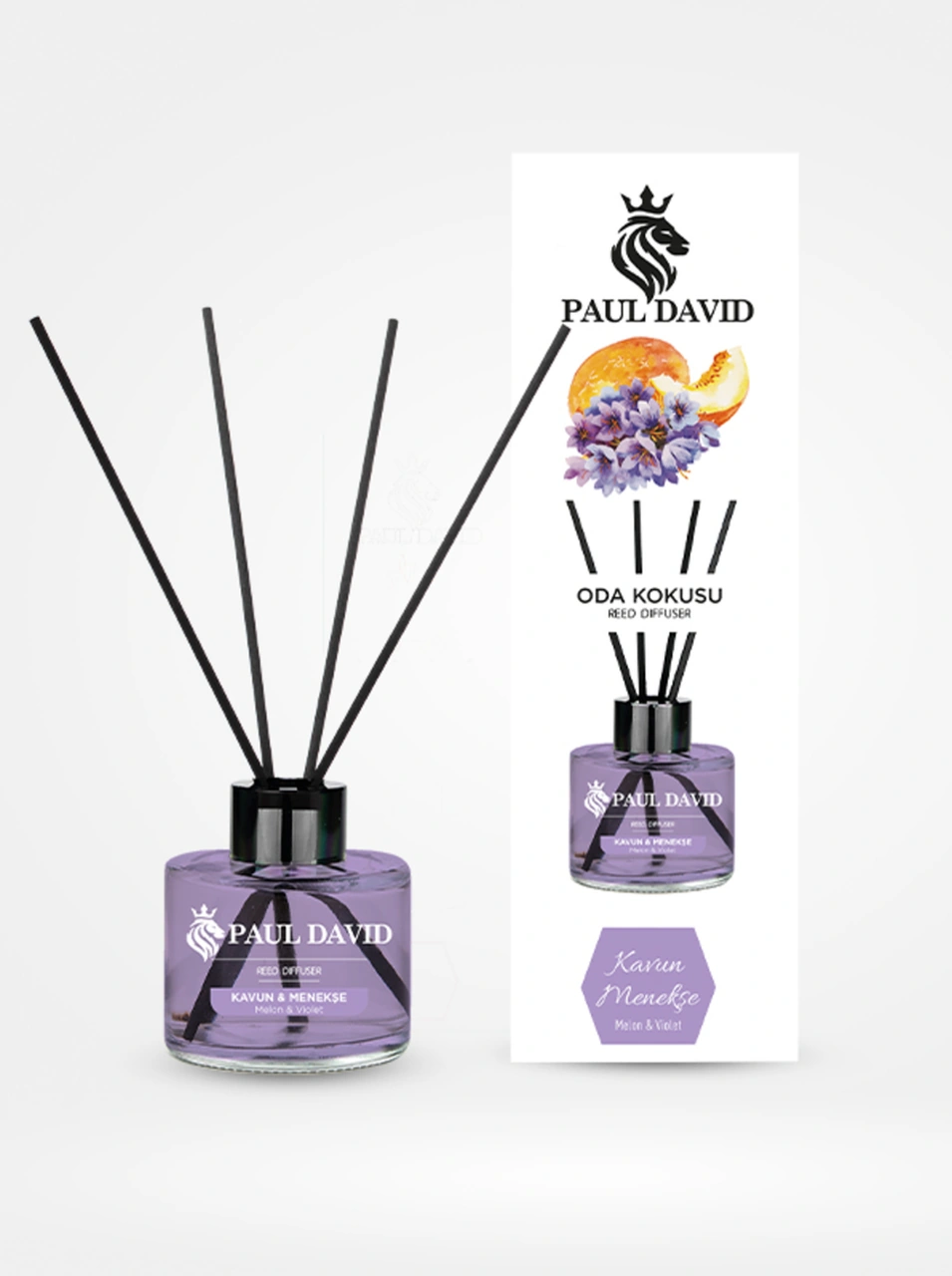 Kavun & Menekşe Yüksek Koku Yayılımlı Dekoratif Bambu Çubuklu Oda Kokusu 145 Ml Amber