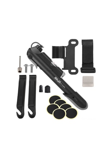 Kangvka Gıyo Bisiklet Lastiği Tamir Seti: Presta-schrader Valfler İçin 120psı Mini Hava Pompa, Tamir Leke Ve Araçlar