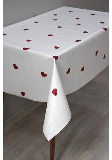 Astarlı Silinebilir Pvc Muşamba Masa Örtüsü 76-g-beyaz