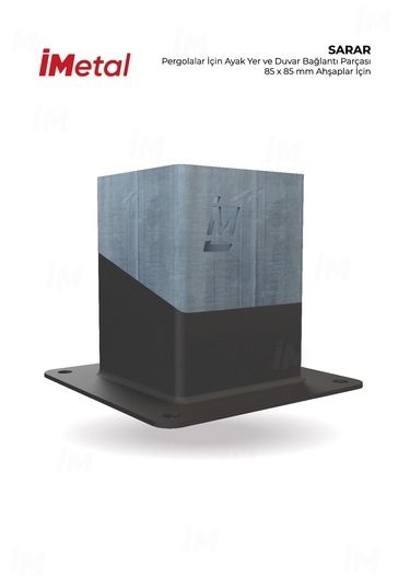 Sarar 85x85 Mm Ahşaplar İçin Ayak Bağlantısı