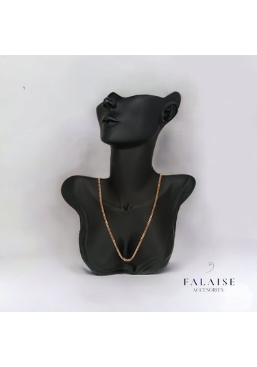 Ezme Zincir Kolye 60cm - Küçük Altın