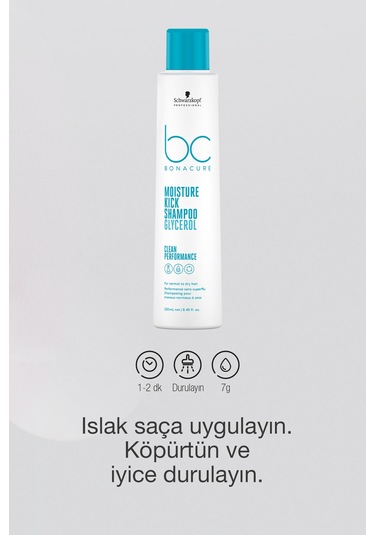 Schwarzkof Bc Clean Nem Yükleme Şampuanı 250 ML
