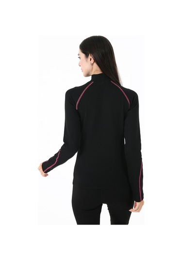 Scorp Thermo-fit Kadın Yarım Boğazlı Termal Üst Kayak İçlik Siyah