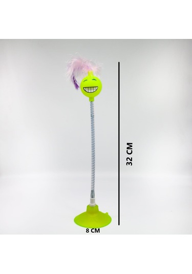 Tineke Vantuzlu Yaylı Gülen Yüz Kedi Oyuncağı