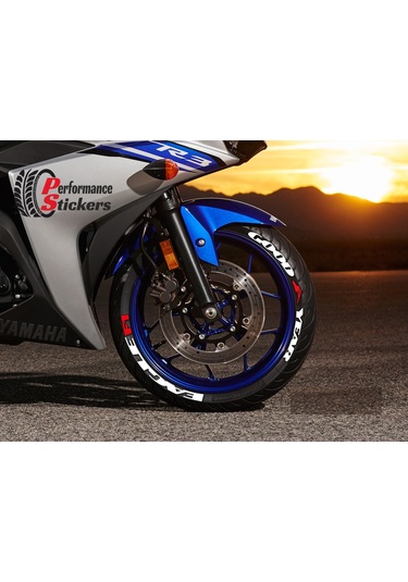 GOOD YEAR EAGLE Motorsiklet Lastik Yazısı Sticker 4 Adet s