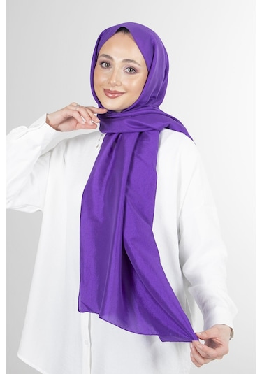 Harem Scarf Brisa Vual Şal - Mor - Saks