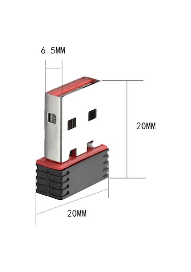 300 Mbps Nano Mini Internet Adaptör Kablosuz Ağ Wi-Fi Alıcı USB