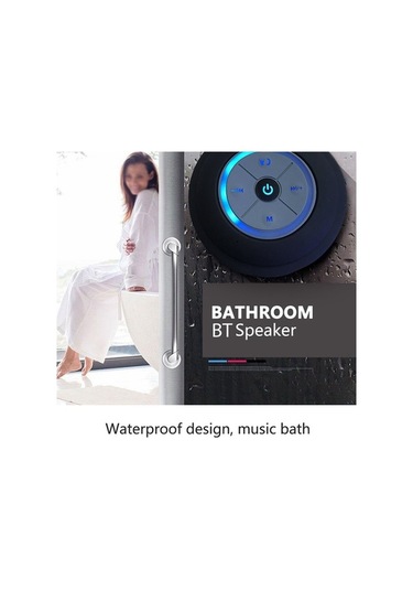 Besthome1 Siyah Ipx4 Su Geçirmez Mini Bluetooth Hoparlör - Yürüyüş Ve Parti İçin