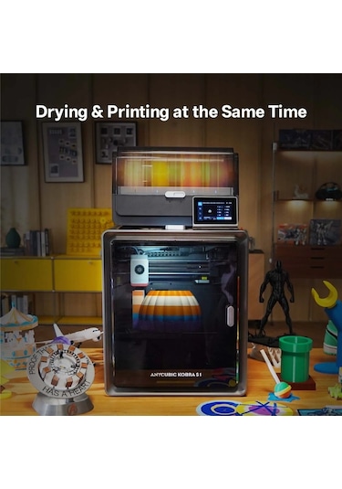 Anycubic Kobra S1 Combo - 3d Yazıcı + Çok Renkli Baskı Ünitesi