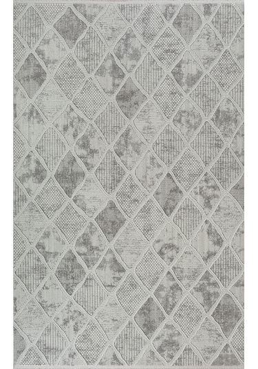 Padişah Halı Touch 73355 096 Serisi Salon Oturma Yatak Odası Halısı Gri - Krem