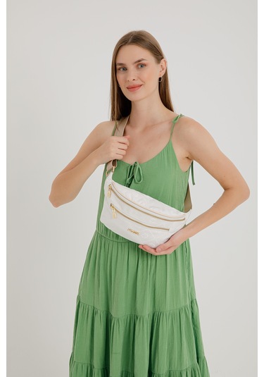 Fossil Kadın Bel Çantası 05fs23y449 Beyaz