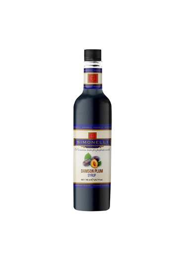 Simonelli Kahve ve Kokteyl Şurubu Mürdüm Eriği Aromalı 700 ML + Pompa