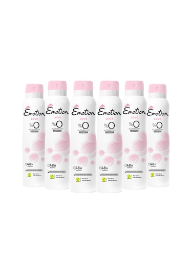 Emotion Love Kadın Deodorant 6 x 150 ML