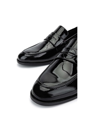 Tamer Tanca Erkek Hakiki Deri Siyah Rugan Makosen Ayakkabı 537 3229 Erk Ayk Sk23/24 Sıyah Rgn Siyah