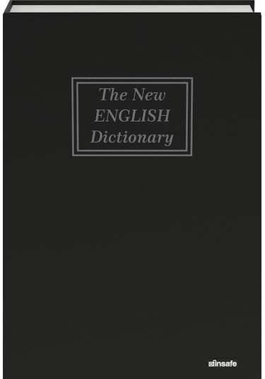 İnsafe Isc802B Büyük Boy Para Saklama Kasası Kitap Şeklinde Siyah