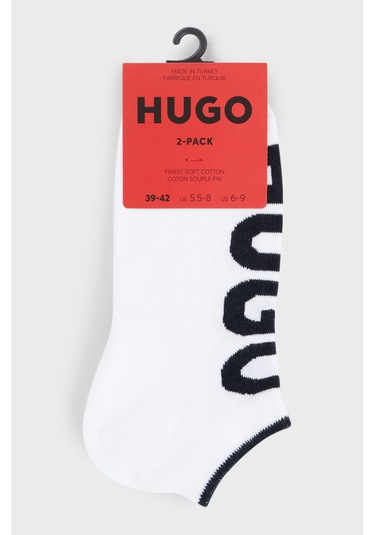 Hugo Erkek Çorap 50468111 100 Beyaz-siyah Beyaz-siyah