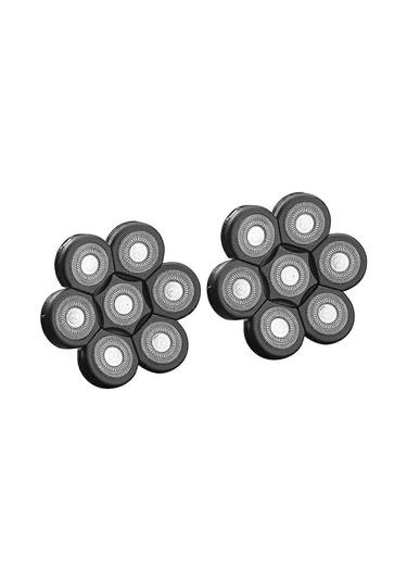 Yedek Elektrikli Tıraş Makinesi Başlığı Elektrikli Tıraş Makinesi 7d Bağımsız 7 Kesici Yüzen Başlık Su Geçirmez