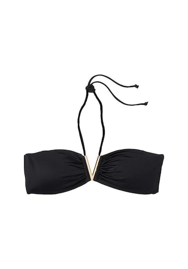 Deep Beach Metal Aksesuarlı Straplez Bikini Üstü 001