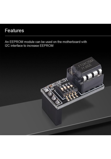 Kangvka Bıqu Btt Eeprom V1.0 3d Yazıcı Donanımı, Ana Kart Rom Genişletme Modülü, Dc3.3v/5v Desteği, 11.43x21.59mm Boyut