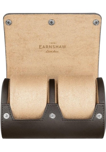 Walnut Finery Es-rollon2-03 Saat Kutusu Kahverengi