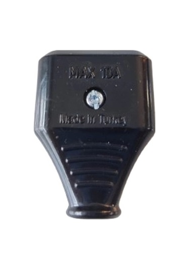 Depa Topraksız Yassı Dişi Fiş İnce Siyah