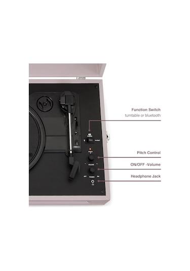 Crosley Voyager Bluetooth Pikap Ametist, Cr8017b-am4