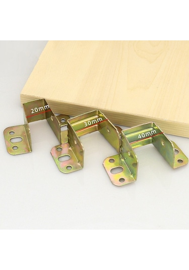 2 Adet Demir U Şekilli Yatak Bağlantı Destek Çerçevesi 30mm,