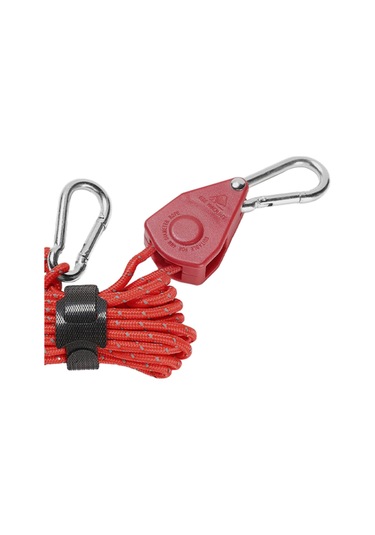 Suntek Cırcırlı Askı Halat Askısı Hızlı Kırmızı Kırmızı